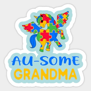 Au-some Grandma Sticker